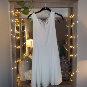 ALTAR’D STATE💫White Lace Mini Dress V-Neck